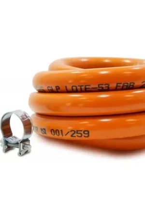 Kit Regulador Manguera Butano Baja Presion y Abrazaderas 30gr Domes... No Te Lo Pierdas