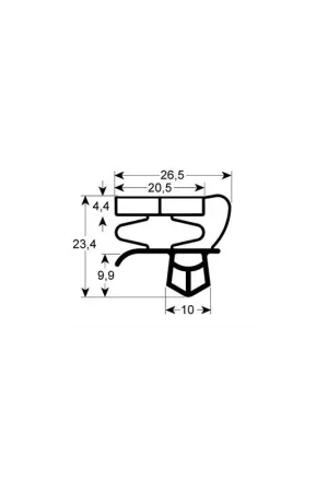 Burlete para cámara GE-9147 (2,5 mts) Envío Gratis