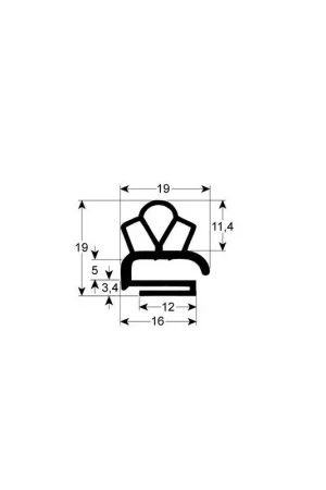 Burlete para cámara GE-9138 (2,5 mts) Ocasión Especial