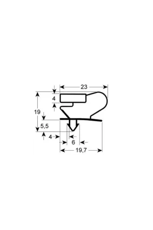 Última Versión Burlete para cámara GE-9046 (2,5 mts)