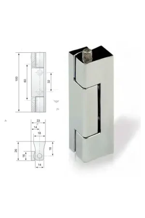 Bisagra para cámara o mueble frigorífico G-300 Solo Hoy