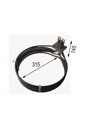 Resistencia horno Distform 9000 W Favorito De Clientes