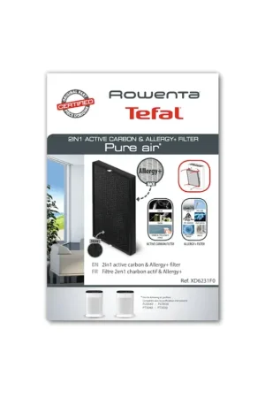 Última Oportunidad Filtro 2 en 1 Carbon + Allergy Purificador de Aire Rowenta Pure Air NanoCaptur