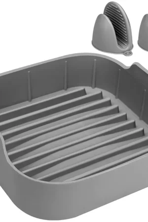 Pago Seguro Bandeja + Manoplas Silicona para Air Fryer Silex