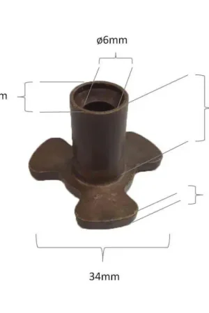 Piñon arrastre para plato microondas Panasonic 6 mm diametro 24 mm altura diametro Oferta Limitada