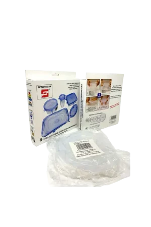 Gran Oferta 6 Tapas Elásticas De Silicona Universales