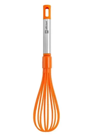 Batidor de Cocina Bra Efficient Color Naranja Silicona y Acero inoxidable Compra Ahora