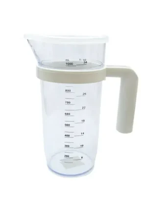 Vaso medidor con tapa y asa para Batidoras de brazo 1 Lt. Envío Gratis