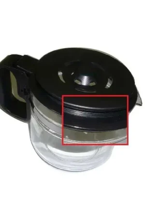 Jarra Universal Negra Pequeña (4/6 tazas) Regulable Directo De Fábrica