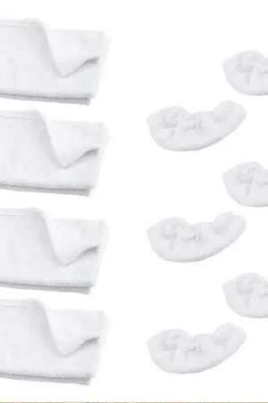 Kit 4 Paños Y 6 Cubre Cepillos Polti Vaporetto Flash, Forever 2010 Solo Por Tiempo Limitado