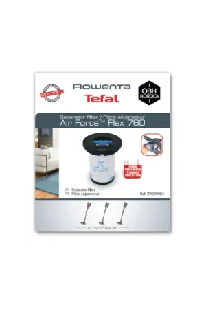 Última Versión Filtro Separador Aspirador Rowenta Air Force Flex 760