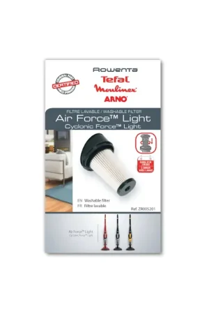 Filtro lavable Aspirador Rowenta Cordless Stick / Air Force Light Oferta Flash