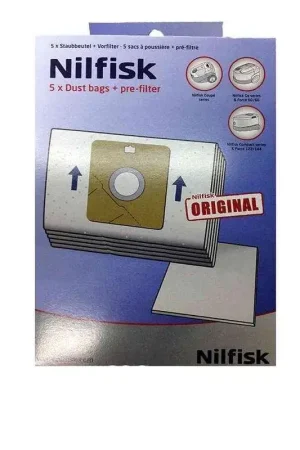 Marca Reconocida Bolsas originales para aspirador Nilfisk modelos COUPE / GO GM60 / COMPACT / FORCE