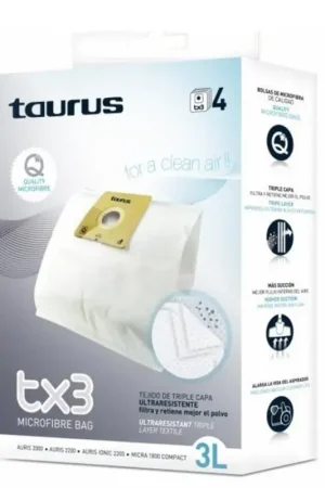 Set bolsa ORIGINAL aspirador TaurusYaris / Focus 2500 Certificado