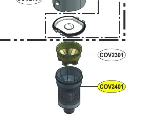 Solo Hoy BASE DE FILTRO DE ASPIRADOR – COV37742401