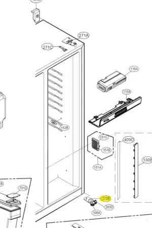 Últimas Unidades BISAGRA INFERIOR DERECHA – AEH74036204