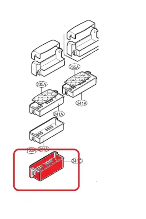 Botellero inferior MAN61968402 Última Oportunidad
