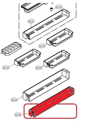 Botellero inferior MAN62329601 Garantía De Devolución De Dinero