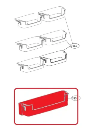Botellero inferior puerta refrigerador MAN62769003 No Te Lo Pierdas