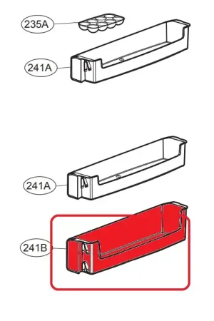 Botellero inferior –MAN64901112 Económico
