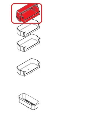 Alta Calidad Botellero superior puerta congelador – AAP73191303