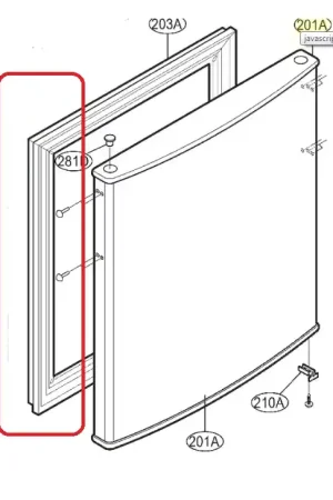 Burlete congelador ADX34363034 Favorito De Clientes