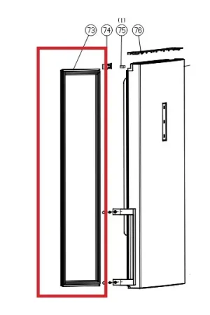 BURLETE DE REFRIGERADOR HISENSE- K1468399 Gran Oferta