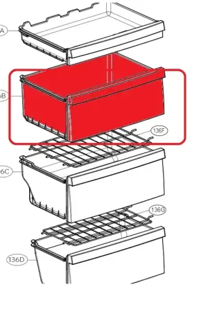 Certificado Cajón superior congelador AJP72975108