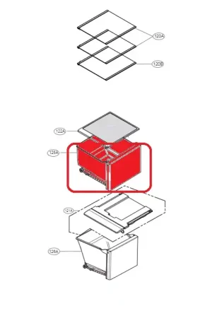 Cajon superior congelador AJP74894705 Oferta Flash