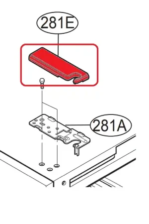 Embellecedor bisagra superior izquierda MCK36589701 Ordena Ya