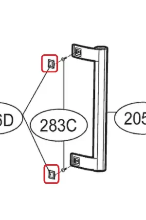 Embellecedor superior o inferior del tirador MBL65977901 Rebajas
