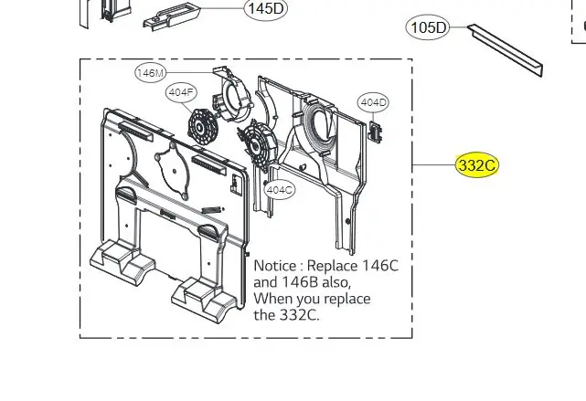 GRILLE CON VENTILADORES– AEB73784673 Ocasión Especial