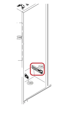 Guia inferior derecha congelador AEC74597602 Compra Hoy