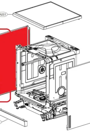 Garantía De Devolución De Dinero Lateral izquierdo lavavajillas MBH63402101