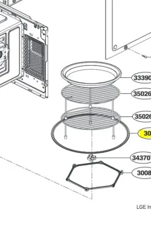 Directo De Fábrica PLATO DE MICROONDAS – MJS47373305