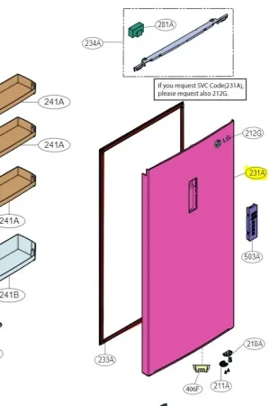 PUERTA DE REFRIGERADOR – ADD76449615 Promoción Exclusiva