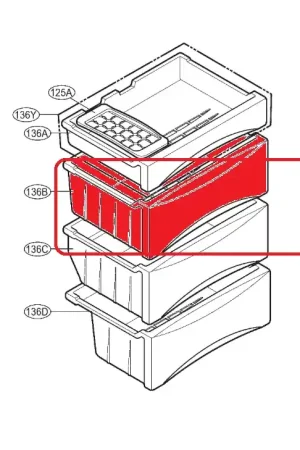 Solo Por Tiempo Limitado Segundo cajón del congelador AJP72975102