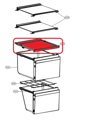 Stock Limitado Tapa cajón superior congelador ACQ86508901