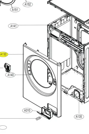 Stock Limitado TAPA FRONTAL DE LAVADORA – MCK67732601