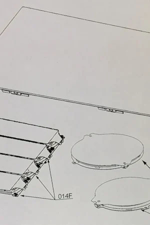 CRISTAL VITROCERAMICA 6 FUEGOS INDUCCION IKEA,780X520MM, 4 FUEGOS RECTANGULARES Y 2 CIRCULARES, RECAMBIO ORIGINAL, 140021167014 Solo Por Tiempo Limitado