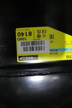Bestseller COMPRESOR FRIGORIFICO, ALTA PRESION, R134, 5/8 CV, 220V, SECOP SC21G, 028557