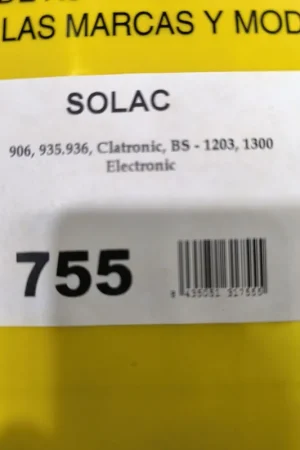 Mejor Precio BOLSA ASPIRADOR SOLAC, CLATRONIC, ELECTRONIC, CAJA 5 BOLSAS, CARTON 89MM, DIAMETRO 42MM, 755