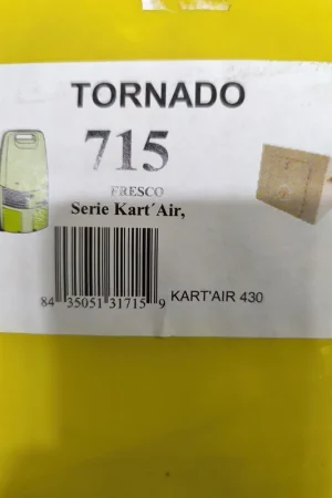 BOLSA ASPIRADOR TORNADO, KARTAIR, CAJA 5 BOLSAS PAPEL, CARTON 114MM, DIAMETRO 41MM, 715A Oferta