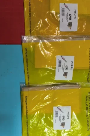 BOLSA ASPIRADOR PHILIPS, ASPIRADOR ESCOBA, CAJA 5 BOLSAS, RECAMBIO ALTERNATIVO, CARTON 108/117/85MM, DIAMETRO 47MM, KIT 3 CAJAS, HR6985 Compra Ahora