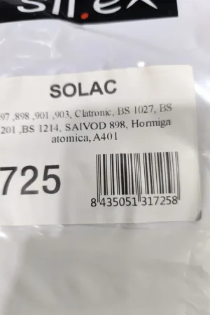 Oferta Flash BOLSA ASPIRADOR SOLAC, SAIVOOD, CAJA 5 BOLSAS PAPEL, CARTON 94MM, DIAMETRO 49MM, BS1027