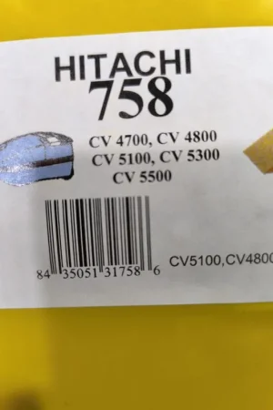 Oferta De Temporada BOLSA ASPIRADOR HITACHI, CAJA 5 BOLSAS PAPEL, CARTON 100MM, DIAMETRO 49MM, CV4700