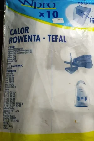 BOLSA ASPIRADOR ROWENTA, CAJA 10 BOLSAS PAPEL, RECAMBIO ALTERNATIVO, VER FOTO MODELOS MARCAS,RO193-W, 110524 Oferta De Temporada