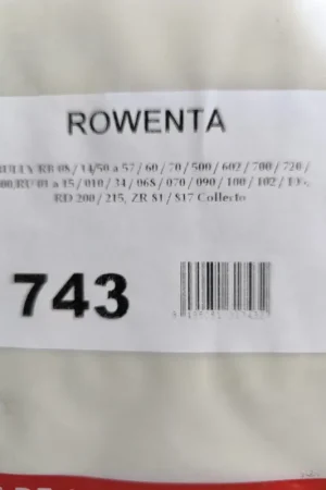 Solo Por Tiempo Limitado BOLSA ASPIRADOR ROWENTA, BOSCH, CAJA 5 BOLSAS PAPEL, CARTON 128MM, VER MODELOS, 00460448
