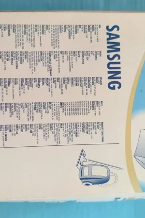 BOLSA ASPIRADOR SAMSUNG, CAJA 5 BOLSAS, SA257-CW Favorito De Clientes
