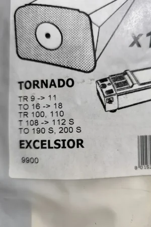 BOLSA ASPIRADOR TORNADO, EXCELSIOR, PAQUETE 10 UNIDADES, TO211-W Promoción Exclusiva